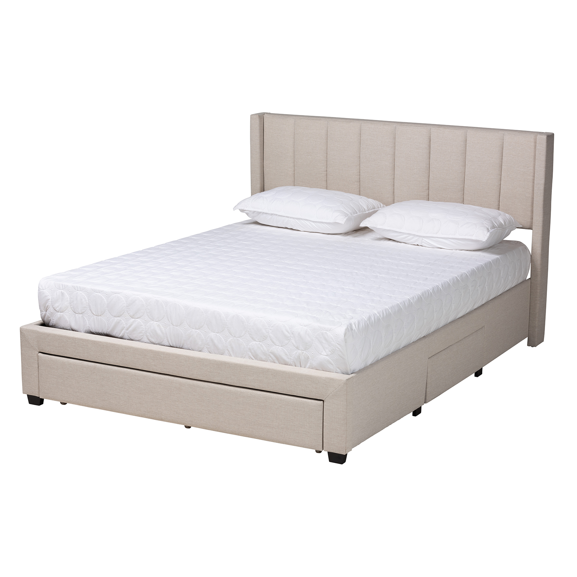 Kira queen storage deals bed